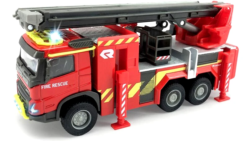 Majorette Majorette D/C Όχημα Volvo Fire Engine Truck 19cm (213713000038)