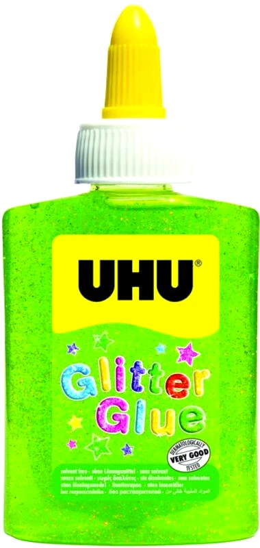 UHU UHU Glitter Glue Green Bottle 90gr (49962)
