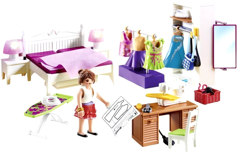 Playmobil Υπνοδωμάτιο Με Ατελιέ Ραπτικής (70208) φωτογραφία