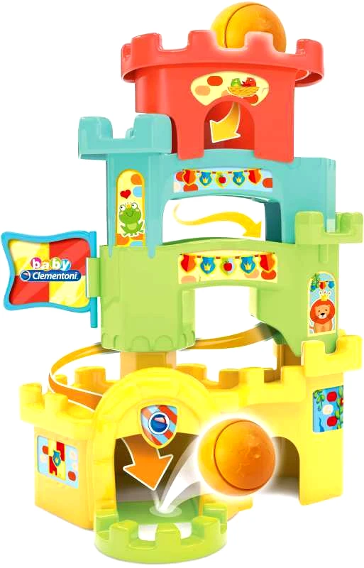 Clementoni Baby Baby Clementoni Καστράκι Πυραμίδα Με Μπάλα (1000-17226)
