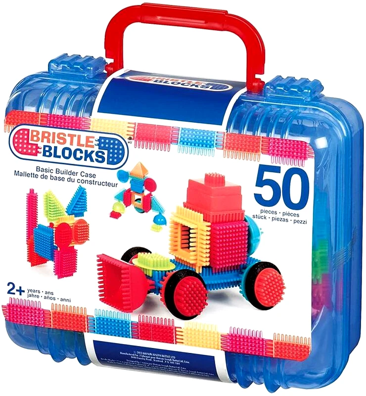 B.Toys Bristle Blocks Βαλίτσα Τουβλάκια Basic Builder 50Τμχ (3081MTZ)