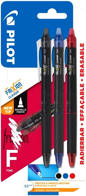 Pilot Pilot Στυλό Frixion Point Clicker 0.5 3Τμχ (230.6044)