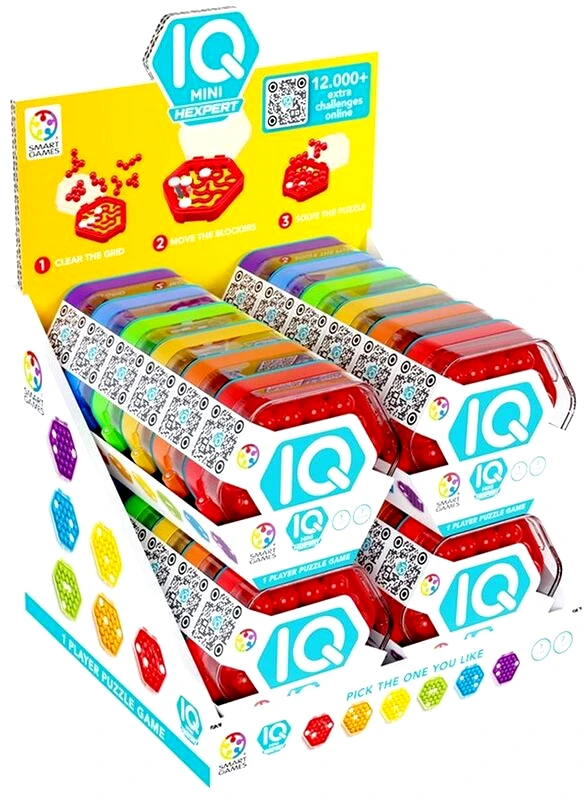 Smart Games Smart Games Επιτραπέζιο IQ Hexpert-6 Σχέδια-1Τμχ (285-SG402)