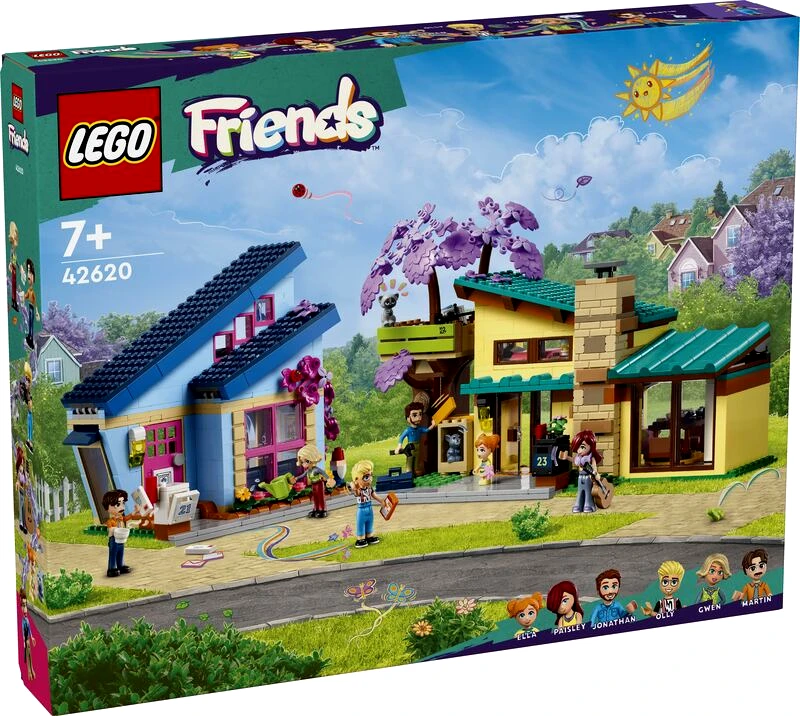 LEGO toys LEGO Friends Olly & Paisley's Family Houses (42620)
