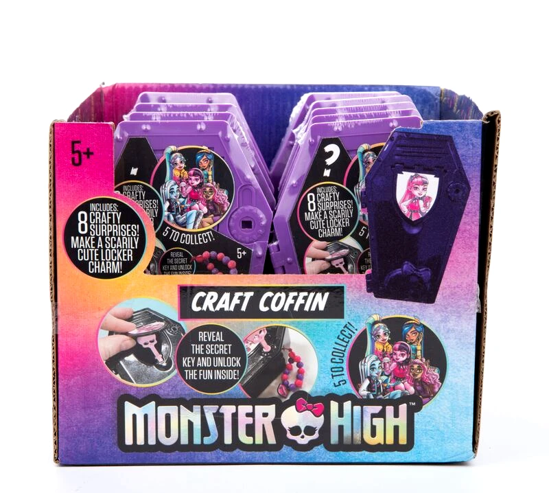 Sambro Monster High Decorate & Revel Craft Coffin-1 Τμχ (MNH-5233)