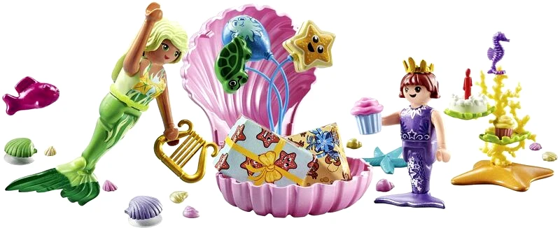 Playmobil Playmobil Princess Magic Πάρτυ Γενεθλίων Με Γοργόνες (71446)