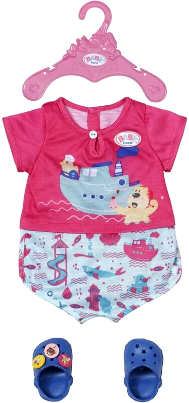 MGA Entertainment Baby Born Πιτζάμα & Παπουτσάκια 43cm (830628-116721)