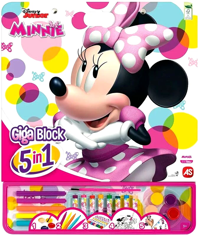 AS Company Minnie Dooble Fun 5 In 1 Σετ Ζωγραφικής (1023-62749)