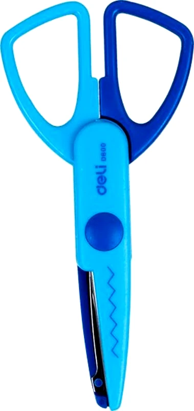 Deli Ψαλίδι Οδοντωτό Ζικ-Ζακ 13.5cm-2 Σχέδια (231.302168)