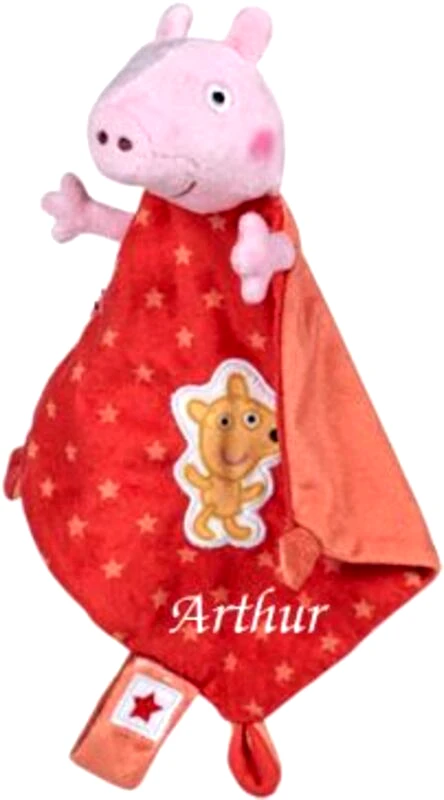 Giochi Preziosi Softies Λούτρινο Peppa Pig Doudou Body Κόκκινο 11cm (760021880)