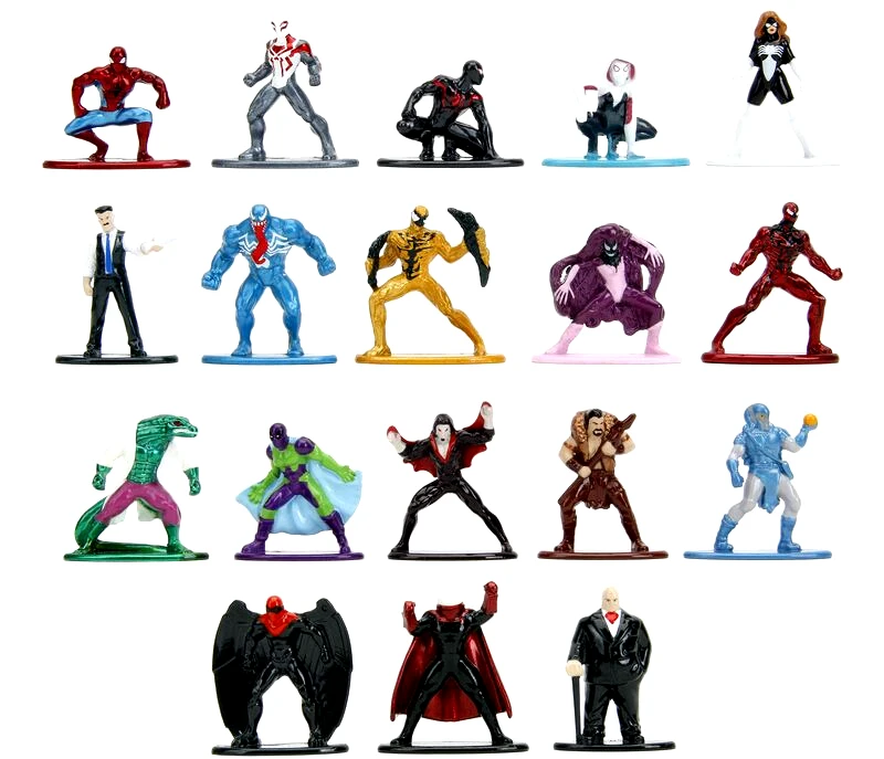 Jada Jada Marvel Nanofigs Συλλεκτικές Φιγούρες 18Τμχ W.9 (253225031)