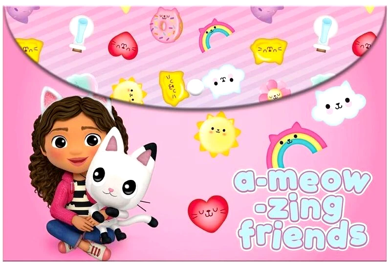 Διακάκης Gabbys Dollhouse Φάκελος Κουμπί Α4 (000574056)