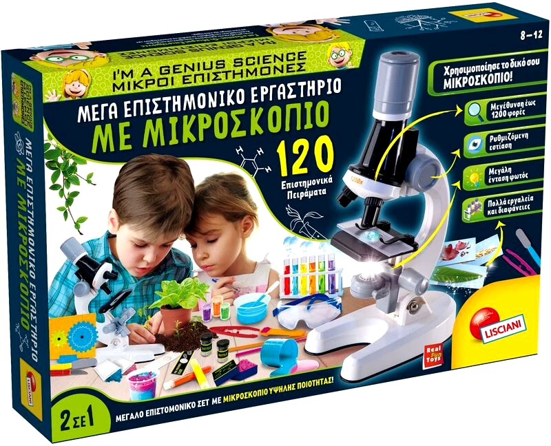 Real Fun Επιτραπέζιο Mega Εργαστήριο Με Μικροσκόπιο (89338)