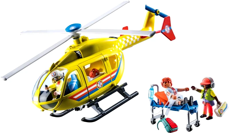 Playmobil Playmobil Ελικόπτερο Πρώτων Βοηθειών (71203)
