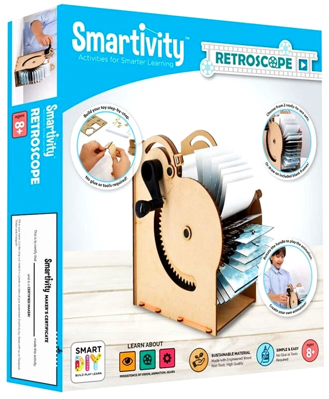 Smart Games Smart Games Κατασκευή Retroscope Κινούμενα Σχέδια (214SMRT1014)