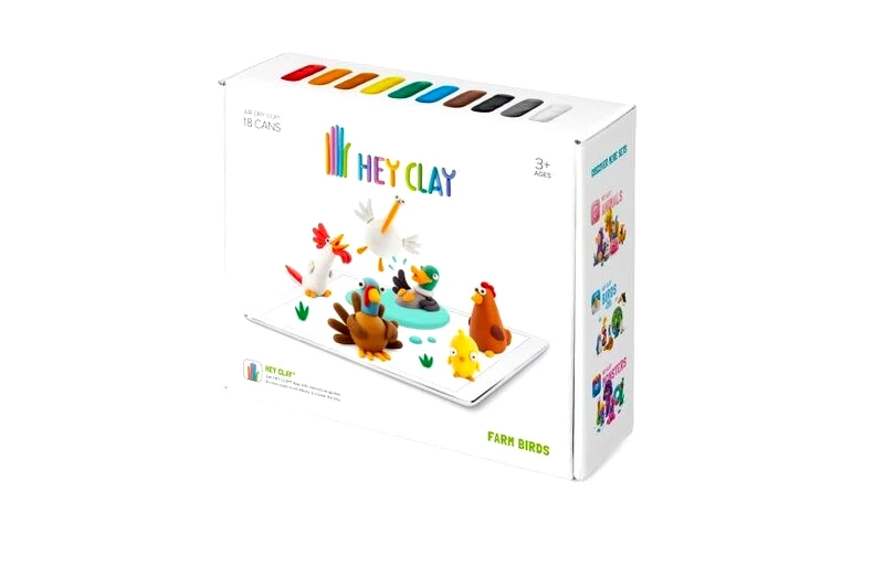Desyllas Games Hey Clay Σετ Farm Birds (440037)
