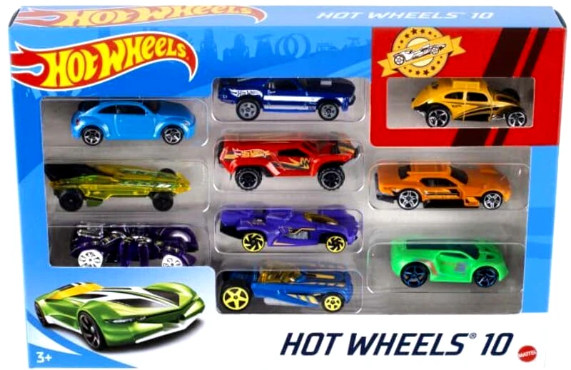 Hot Wheels Hot Wheels Αυτοκινητάκια Σετ Των 10- 1 Τμχ (54886)