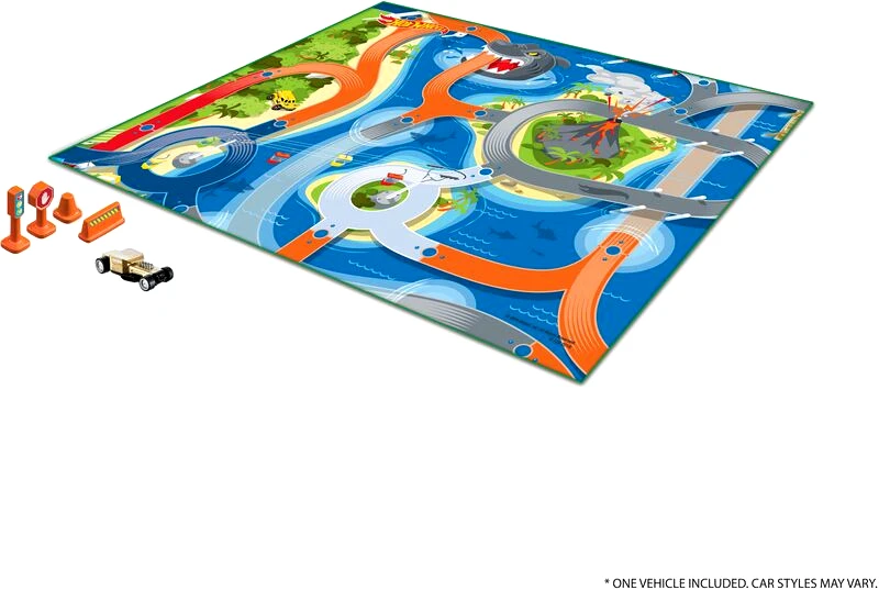Giochi Preziosi Hot Wheels Megamat Χαλάκι Deluxe Αφρώδες Με Όχημα Hot Wheels (MEW00000)