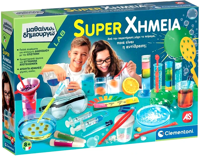 Clementoni Μαθαίνω & Δημιουργώ Super Χημεία (1026-63380)
