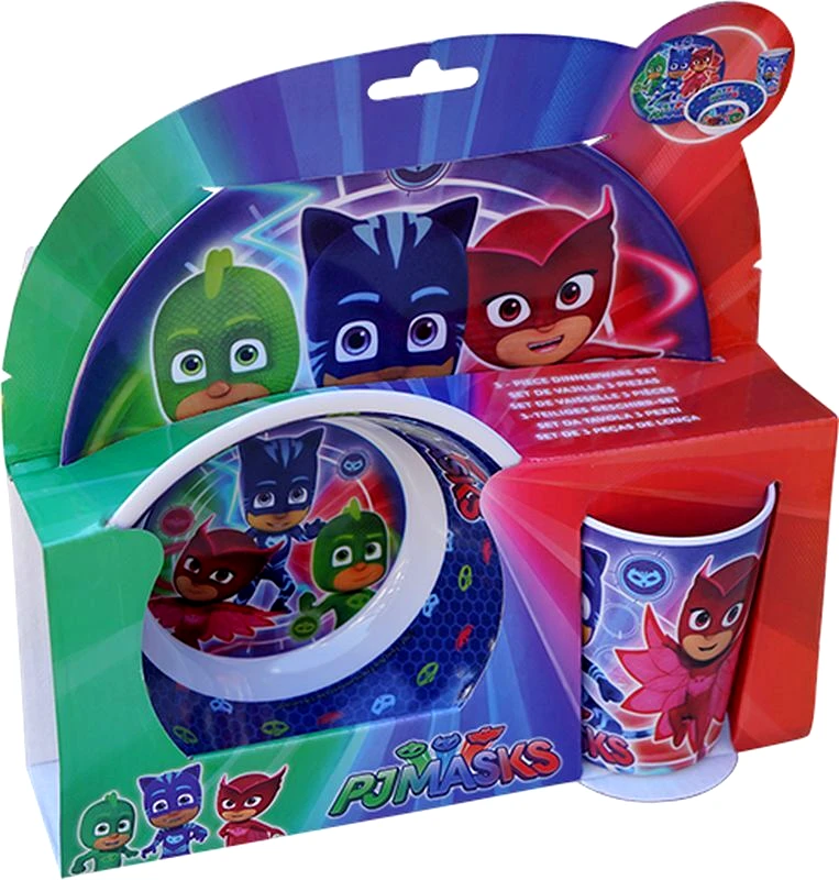 Barbo Toys BRT PJ Masks Σετ Φαγητού 3 Τμχ (1543)