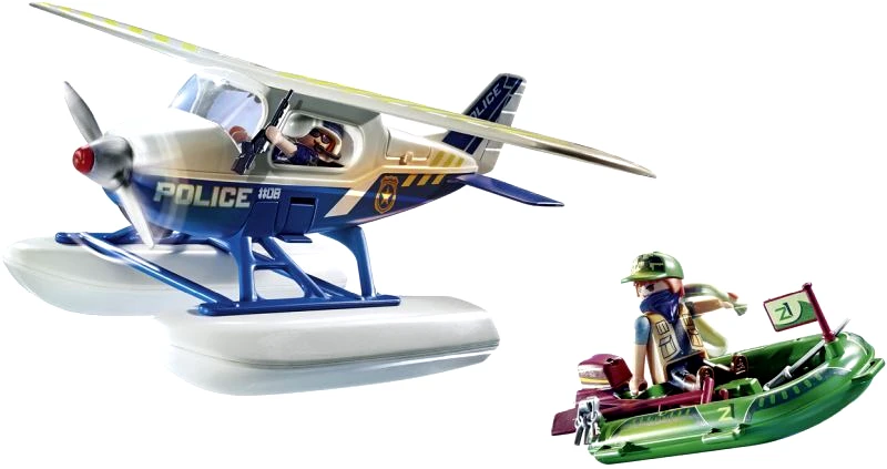 Playmobil Playmobil Καταδίωξη Λαθρέμπορου Από Αστυνομικό Υδροπλάνο (70779)