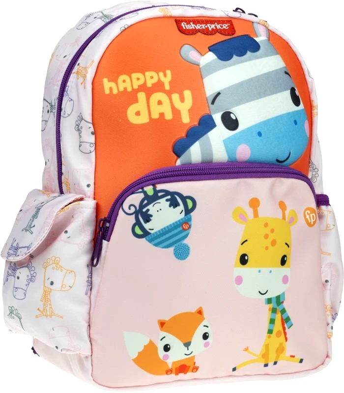 GIM Fisher Price Zebra 22 Σακίδιο Νηπιαγωγείου (349-43053)