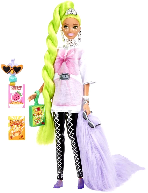 Mattel Barbie Extra-Neon Green Hair (HDJ44)