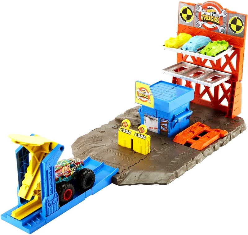 Hot Wheels Hot Wheels Monster Trucks Σετ Σούπερ Εκρήξεις & Συγκρούσεις (HFB12)