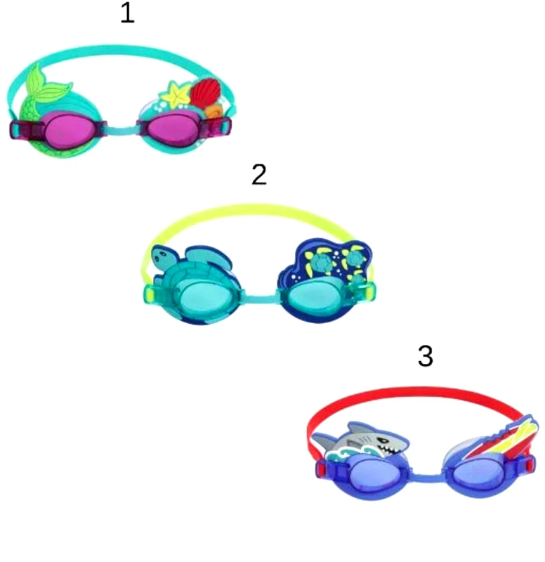 Bestway Bestway Γυαλιά Κολύμβησης Character-3 Σχέδια (21080)
