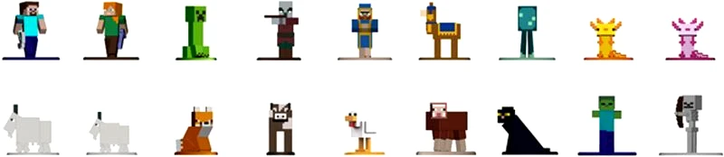 Jada Jada Minecraft Nanofigs Συλλεκτικές Φιγούρες 18Τμχ W8 (253265008)