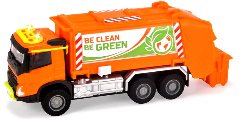 Majorette Majorette D/C Όχημα Volvo Garbage Truck Collector 19cm (213743000)