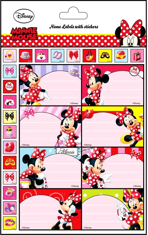 GIM Minnie Ετικέτα Glitter (773-14349)