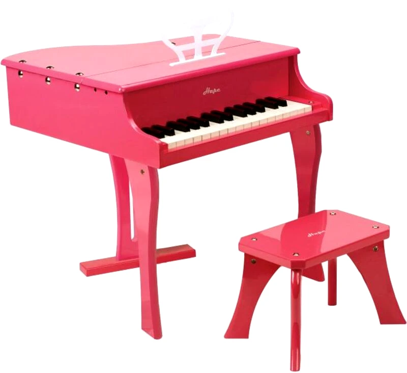 Hape Hape Early Melodies Ξύλινο Πιάνο 30 Κλειδιά-Pink (E0319A)