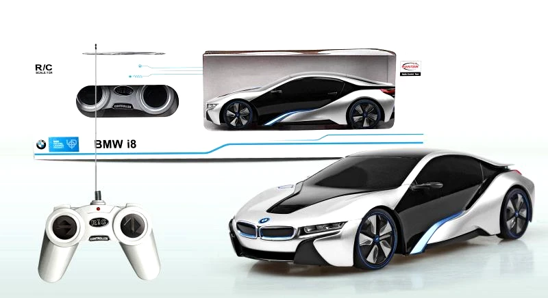 Rastar Rastar Τηλεκατευθυνόμενο BMW i8 Concept 1:24 (48400)