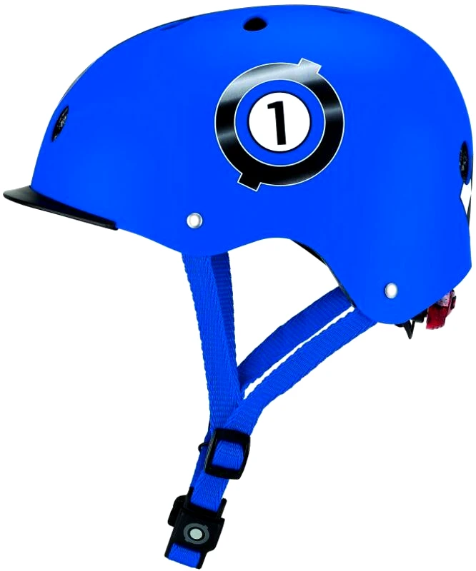 Globber Globber Κράνος Elite Lights XS/S (48-53cm) Navy Blue Racing (507-100)