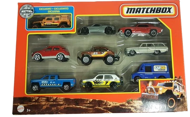 Matchbox Matchbox Αυτοκινητάκια Σετ 9 - 2 Σχέδια (X7111)
