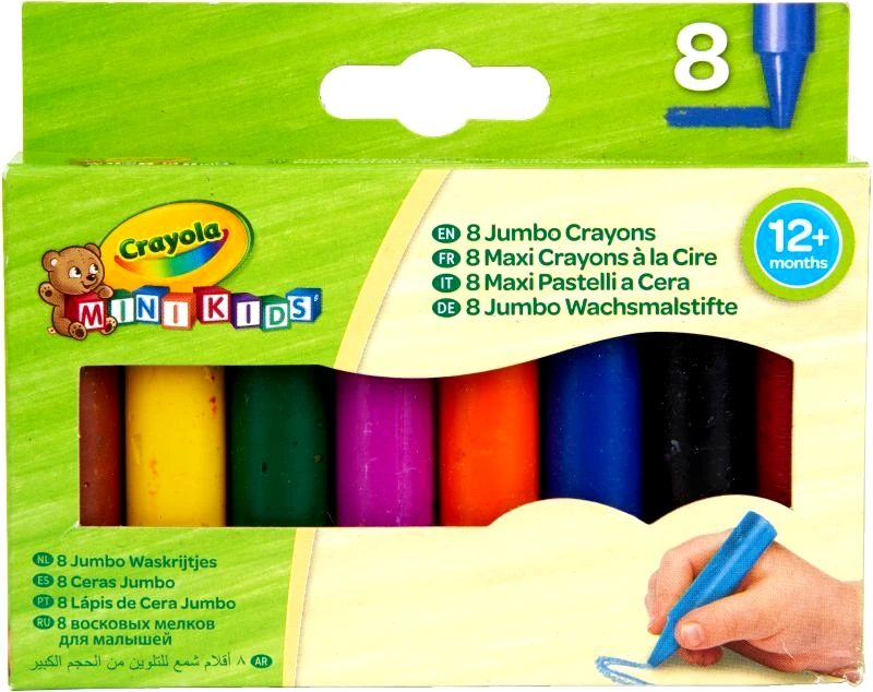 Crayola Crayola Minikids Κηρομπογιές 8Τμχ (02.0080r)