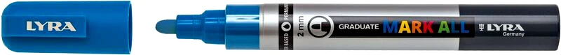 Lyra Μαρκαδόροι Graduate Mark All 2mm Light Blue (L6820046)