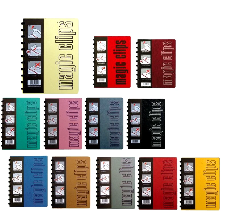 A&G Τετράδιο Magic Clips Prespan Σπιράλ Α4 3Θέματα 90Φύλλων-1Τμχ (14685)