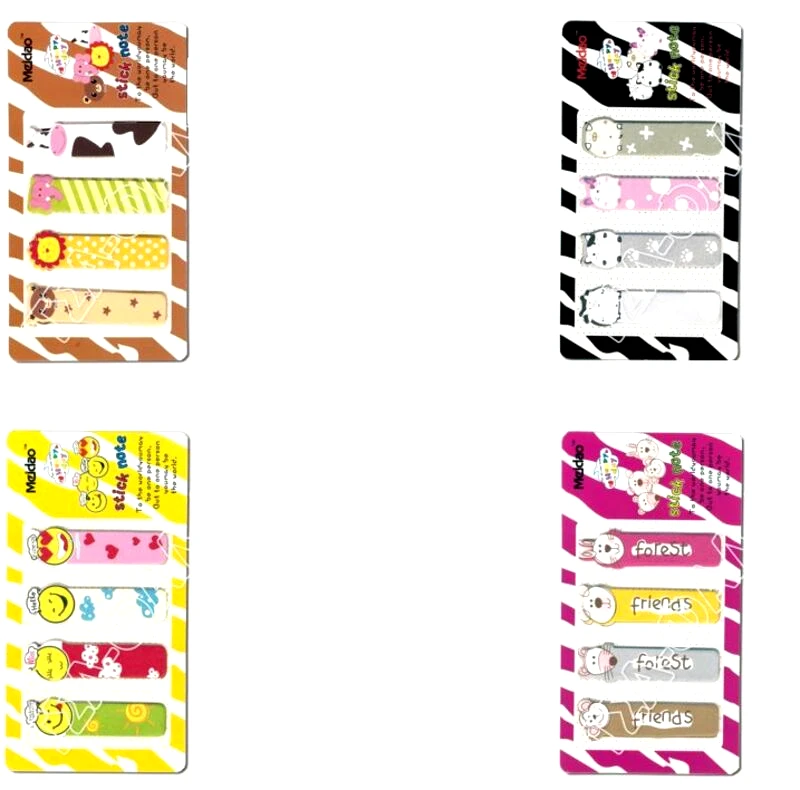 Sticky Notes 14x7cm 5Τμχ-4 Σχέδια (Σ3122)
