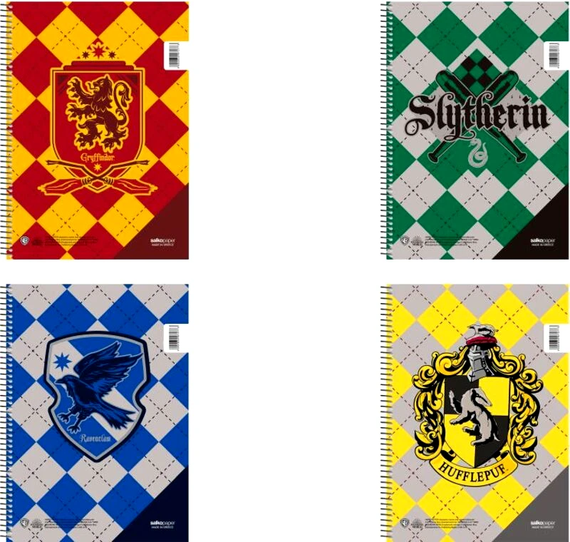Salko Salko Τετράδιο Harry Potter-School Pride Σπιράλ 21x29 1Θέμα 60Σελίδων-1Τμχ (7276)