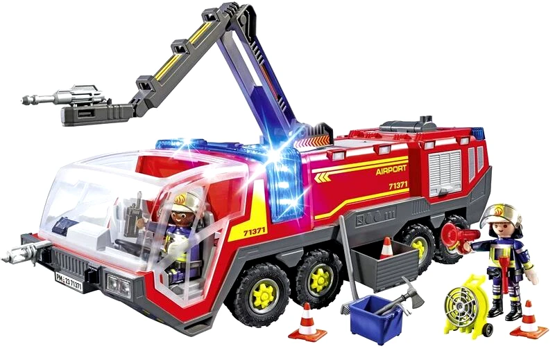 Playmobil Playmobil Πυροσβεστικό Όχημα Με Φώτα Ήχο & Πυροσβεστικό Κανόνι (71371)