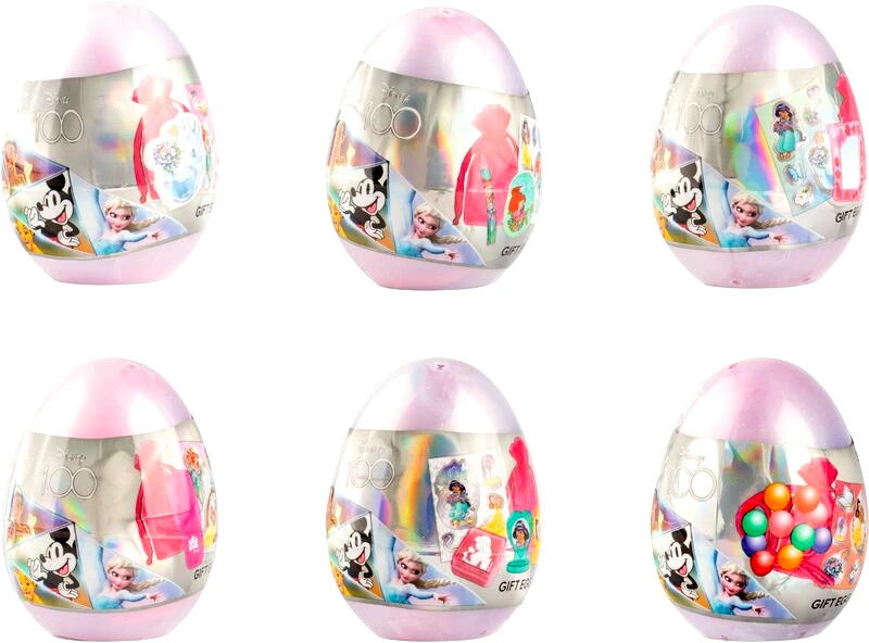 Canenco Disney Princess 100th Anniversary Αυγό Έκπληξη-6 Σχέδια-1Τμχ (100DP23108)
