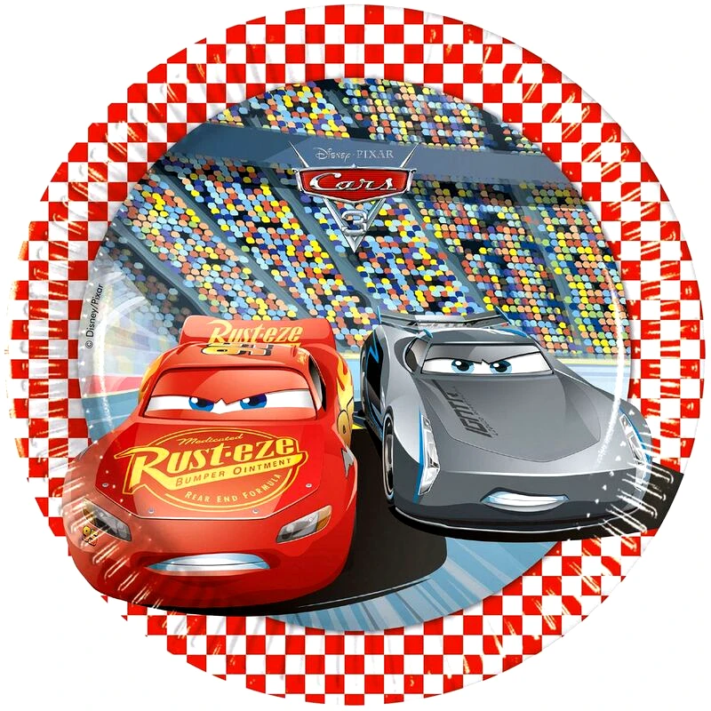 Πιάτα Μεσαία Cars 3 8Τμχ (93489)