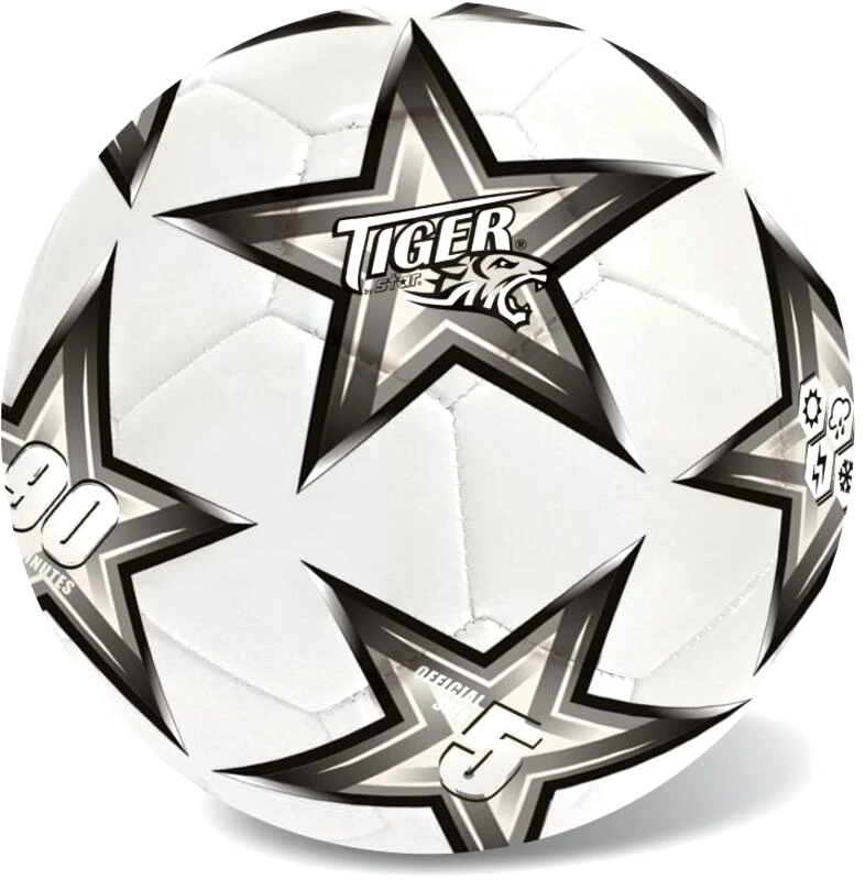 Μπάλα Ποδοσφαίρου Soccer Star Black/Grey S5 (35-864)