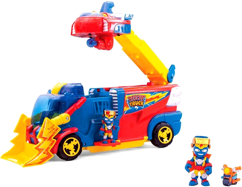 AS Company Superzings Όχημα Με Φώτα Και Ήχους 2 In 1 Rescue Truck (1013-62115)