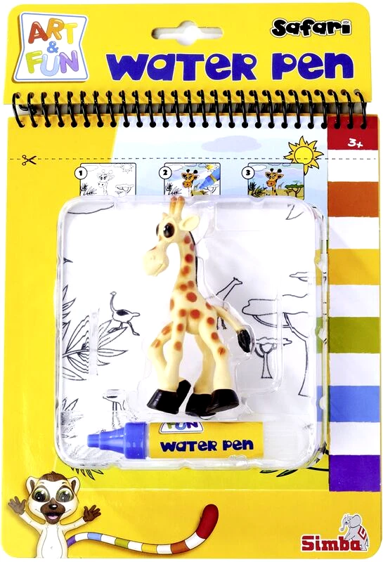 Simba Simba Art & Fun-Colouring Book Safari Water Pen (106334635)