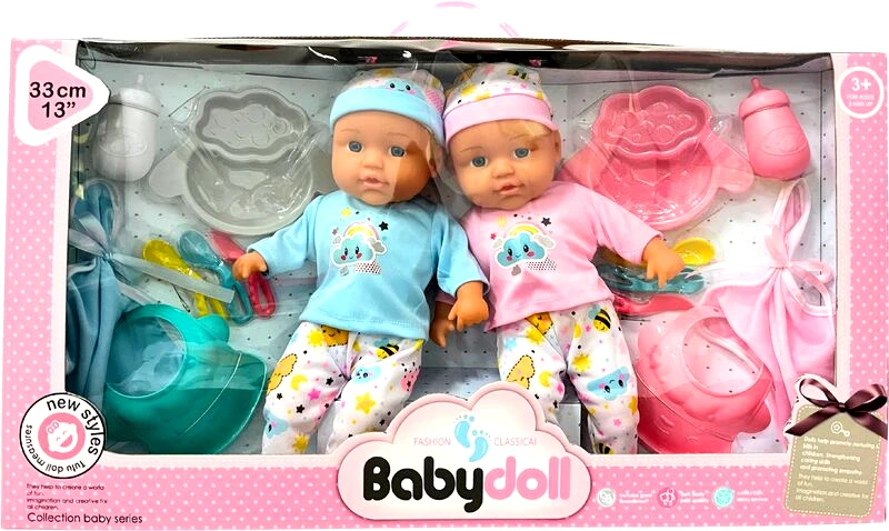 BW Σετ Μωρό 12'' Baby Doll & Αξεσουάρ (6308)