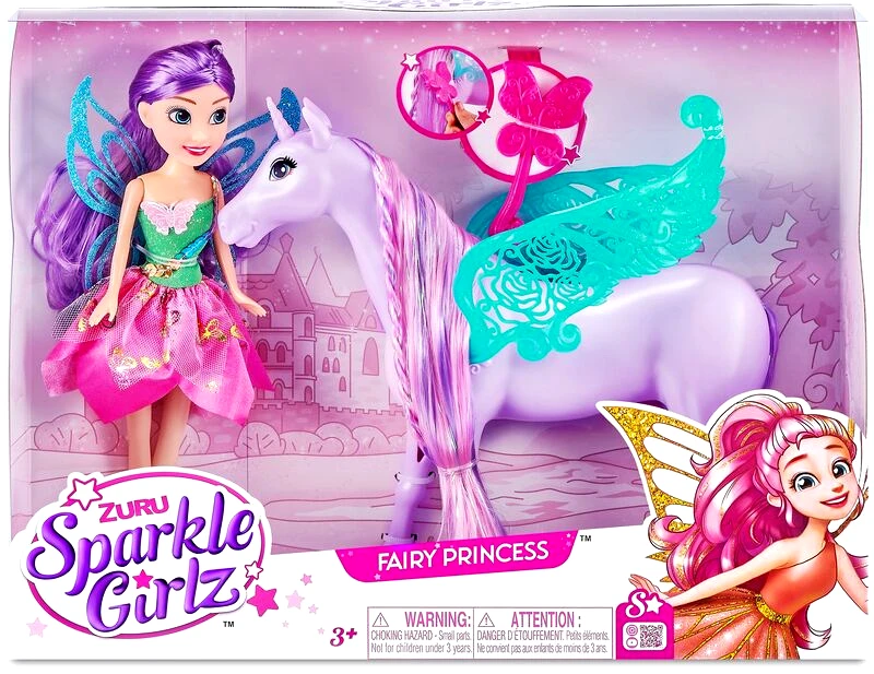 Zuru Zuru Sparkle Girlz Playset W/Unicorn (100413)
