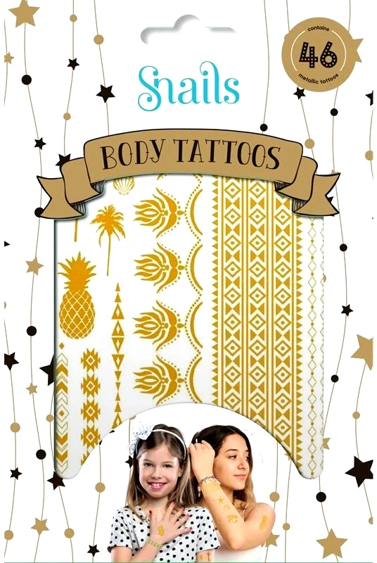 Snails Snails Tattoo Metalic 45Τμχ (TA103-030)